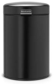 Brabantia wandafvalemmertje 3 liter newIcon met kunststof binnenemmer matt black 116247