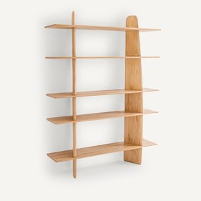 Boekenrek in massief eik, Iloss