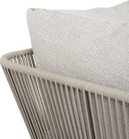 Hoek loungeset 6 personen Rope Taupe  Coco Livo