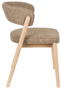 Zuiver Bright Design Eetkamerstoel Eiken Bruin