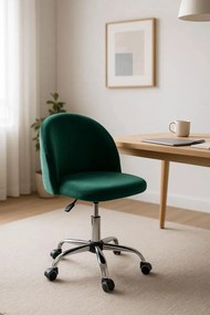 Vint fluwelen bureaustoel