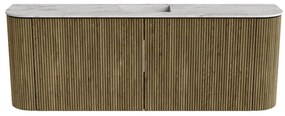 Mondiaz Joya DLux 115cm toiletmeubel ronding links/rechts dusk met wastafel faye midden zonder kraangat glace
