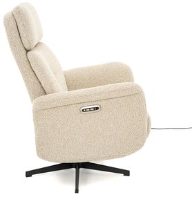 Beige Relaxfauteuil Elektrisch