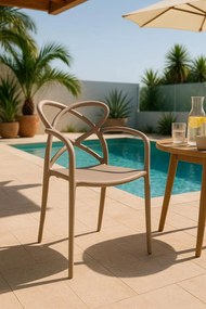 Vella-stoel met armleuningen