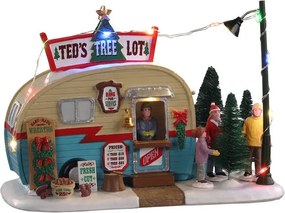 Lemax - 'Ted's Tree Lot' - Verlichte figuur - Exclusief adapter (werkt ook op batterijen)