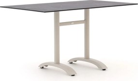 Tuin eettafel Bellagio | Rechthoekig | Tuintafel Kunststof | 140x80cm | 4 personen | Kees Smit Tuinmeubelen