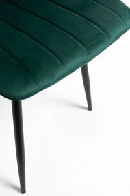 Fluwelen Miller Black Stoel