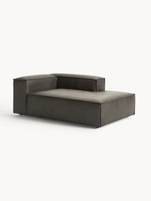 Leren hoek chaise longue module Lennon