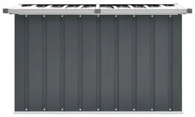 vidaXL Tuinbox 109x67x65 cm grijs
