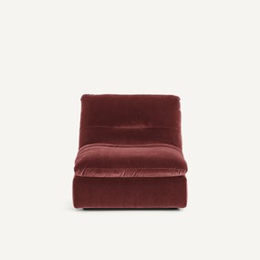 Modulaire fauteuil in fluweel, GIULIANO