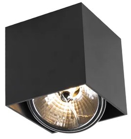 Design opbouwspot zwart vierkant - Box