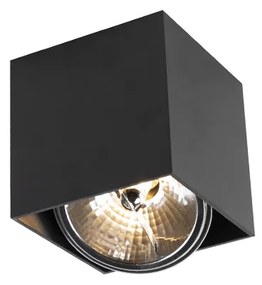 QAZQA Design Spot / Opbouwspot / Plafondspot zwart vierkant - Box Modern G9 Binnenverlichting Lamp