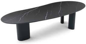 Dining Tuintafel  300 x 120 cm Aluminium/Ceramic stone Grijs Weave