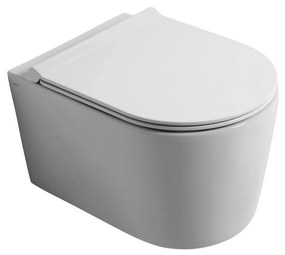 Salenzi Civita wandcloset toiletpot randloos mat wit 50x35x36.5cm