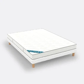 Matras met 594 pocketveren, vast, H19 cm