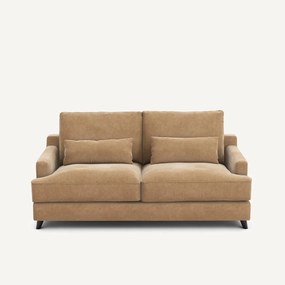 3-zits slaapbank van stonewashed fluweel, ALWINE