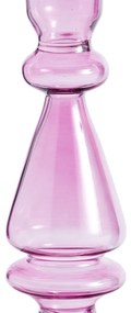 Kandelaar in glas H16 cm, Lolita
