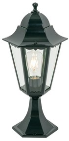 Klassieke buitenlantaarn sokkel donker groen IP44 - New Orleans Klassiek / Antiek E27 IP44 Buitenverlichting rond