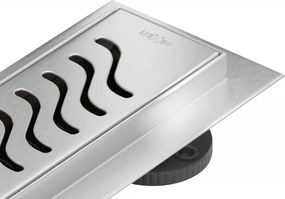 Mexen Flat M09 Lijnafvoer 80 cm, inox - 1028080-15