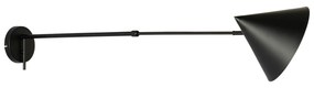 Design wandlamp zwart verstelbaar - Triangolo