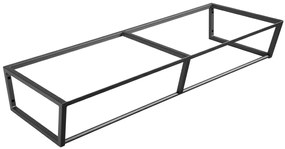 Sapho Industrial wastafel frame mat zwart 120cm