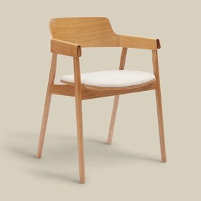 Plywood Eetkamerstoel Met Armleuningen