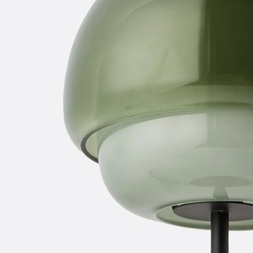 Tafellamp in gekleurd glas, Kinoko