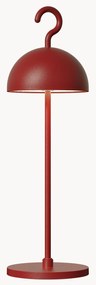 Kleine mobiele outdoor LED-tafellamp Hook, dimbaar