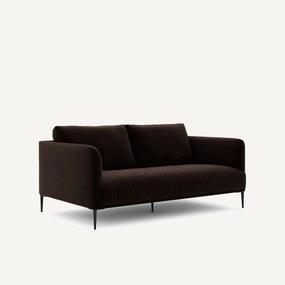 3-zits compacte bank in fluweel, Oscar, ontwerp Emmanuel Gallina