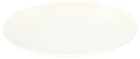 Gebaksbord, organisch, porselein, wit,Ø 16 cm