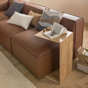 Massief eiken bijzettafel, Hiba