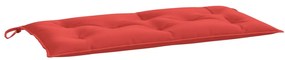 vidaXL Tuinbankkussen 110x50x7 cm stof rood