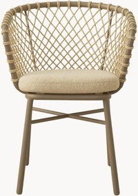 Tuin eetstoelen Canar met armleuning, 2 stuks