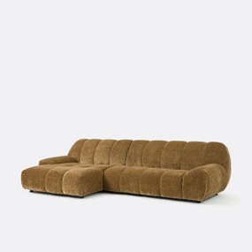 Nuria vintage ribfluwelen hoekbank links