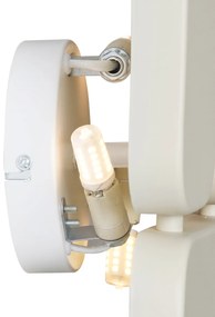 Design wandlamp beige 3-lichts - Planes Design G9 Binnenverlichting Lamp