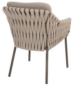 4 Seasons Outdoor Montera tuinstoel terre  Tuinstoel    bruin weerbestendig