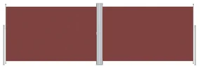 vidaXL Tuinscherm uittrekbaar 220x600 cm bruin