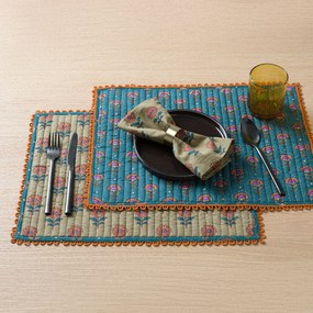 Set van 2 placemats, voilekatoen, Zephyr