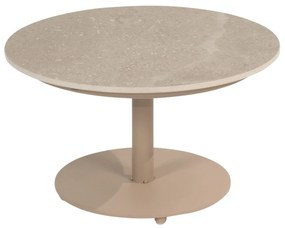 Boaz lounge tuintafel 60xH35 cm ceramic middenpoot latte 4 Seasons Outdoor
