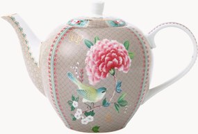 Porseleinen theepot Blushing Birds