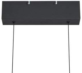 Moderne hanglamp zwart incl. LED dimbaar en 3-way switch easylift - Straight