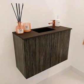 Mondiaz Joya 60cm toiletmeubel shadow met wastafel faye midden 1 kraangat urban