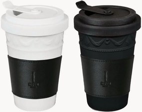 Handgemaakte porseleinen to-go bekers Kurland, 2-delig