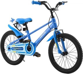 VEVOR Kids' 20-inch racefiets voor kinderen van 7-13 jaar met standaard, blauw, kinderfiets voor jongens en meisjes, frame van koolstofstaal, BMX-stijl, dubbele remmen, verstelbaar zadel en stuur, bekerhouder