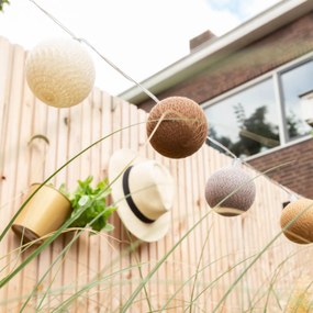 Cotton Ball Lights Outdoor lichtslinger - Starter Kit - Caramelo