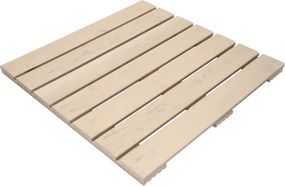 Terrastegel composiet 50 x 50 cm steengrijs gevlamd FSC (24 mm) massief