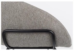 Zuiver Feston Hoge Design Barkruk Grijze Stof