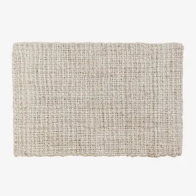 Fuzzy In Yute (60x45 Cm) Bartagli Beige – Crème - Sklum