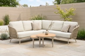 Hoek loungeset 5 personen Rope Taupe Coco Elara/Toscane