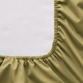 Hoeslaken, gewassen katoensatijn, omslag 30 cm, Saria